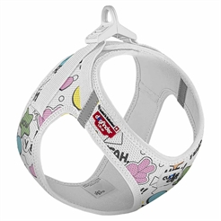Curli Hundesele Vest Clasp Air-Mesh Limited Edition Comic Lysegrå